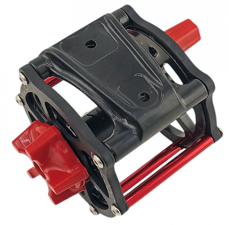 Данное исполнение катушки комплектуется фирменной планкой для крепления именно на рукоять подводного ружья «VECTOR».