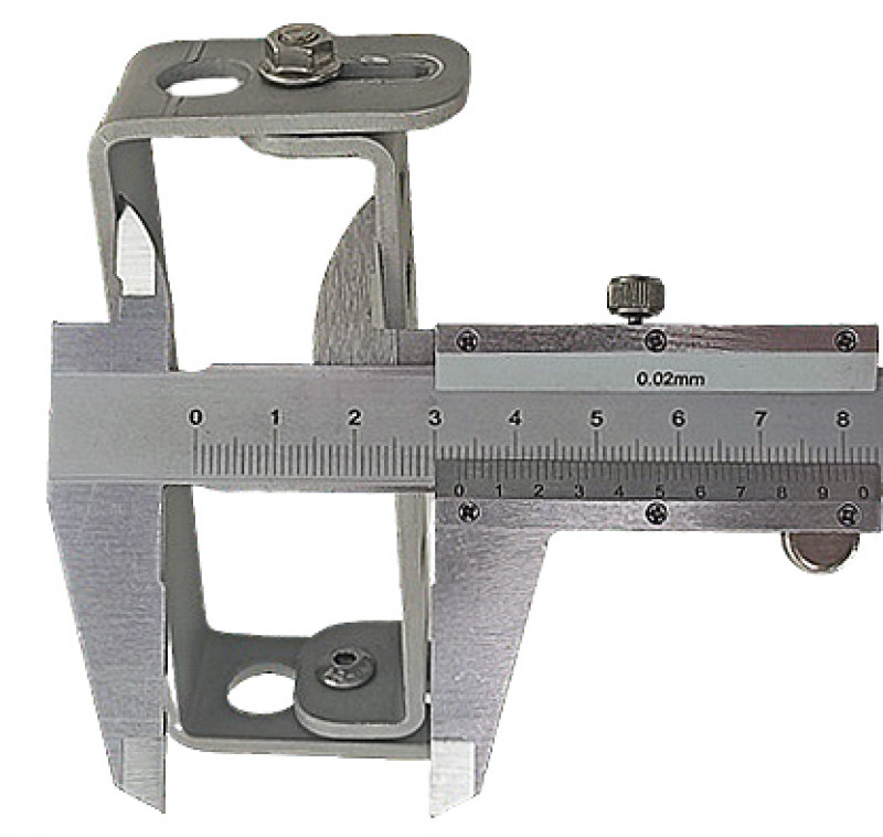 Высота минимально возможного зазора под руку - 3.3см.