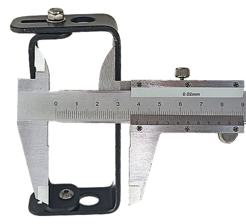 Высота минимально возможного зазора под руку - 3.9см.