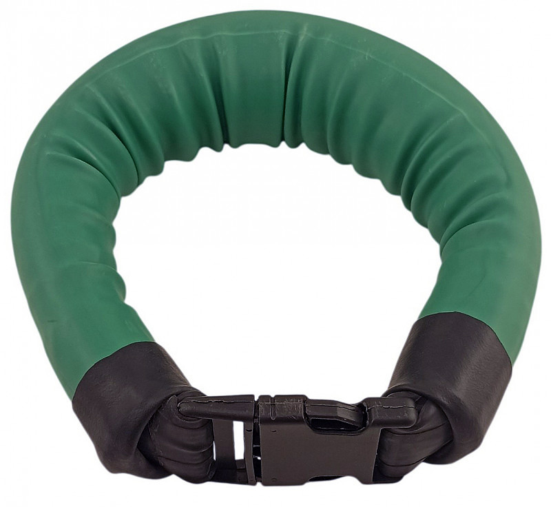 Крепится на шее ныряльщика при помощи пластиковой застежки фастекс.