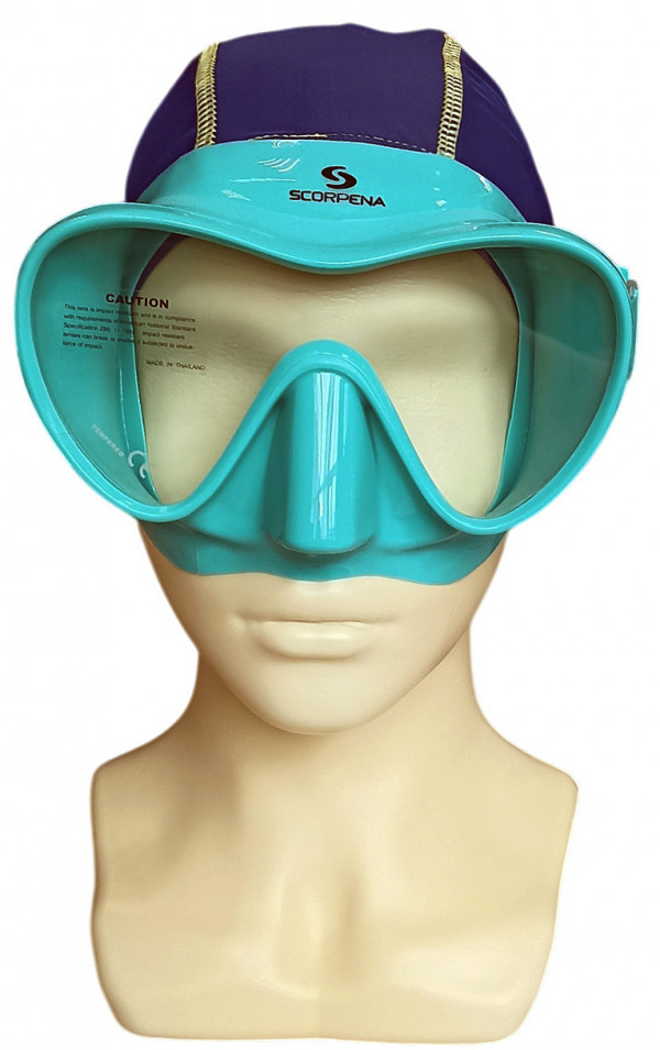 Маска унисекс, подойдет подросткам, девушкам и мужчинам с не очень широким лицом.