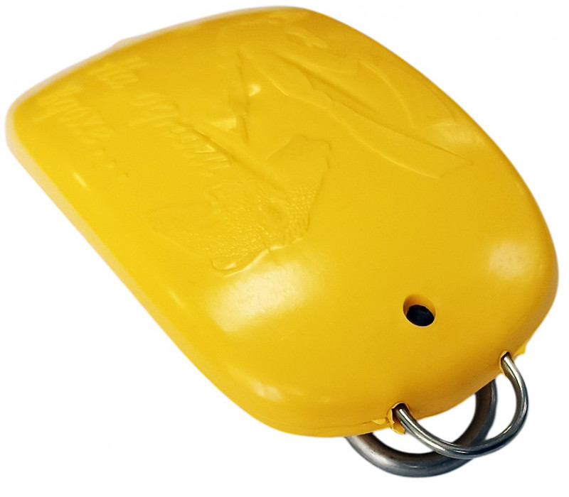 Дополнительная металлическая петля в верхней части груза позволяет прикрепить буйреп или кукан.