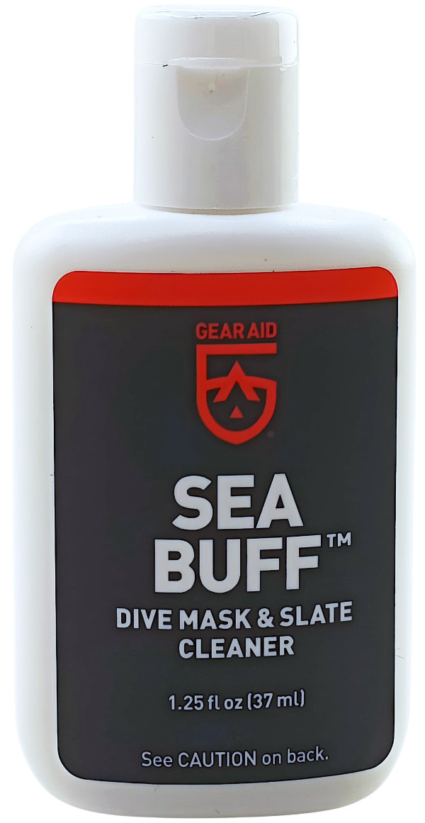 Условно бывший в употреблении очиститель SEA BUFF для стекла подводной маски. Состояние отличное - не использовался.