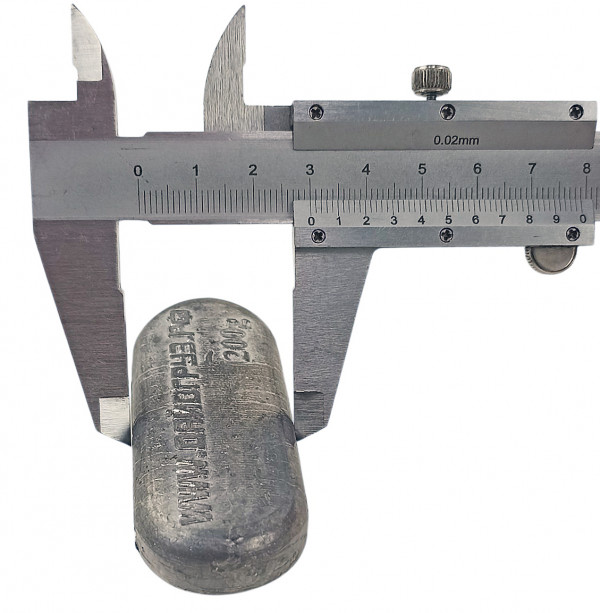Ширина груза - 3см.
