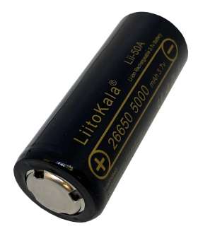 Аккумулятор «26650 LI-ION» без защиты, 5000mAh 3.7V