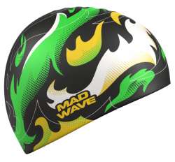 Для тех, у кого вместо крови керосин - силиконовая шапочка «Огонь». С таким сочетанием вы станете просто неуловимой ракетой.