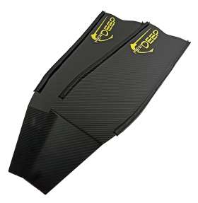 Лопасти сендвич-карбон - качественное бюджетное превосходство над традиционными пластиковыми лопастями, могут найти своего владельца в подводной охоте или фридайвинге.