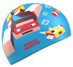 Поклонники «MINECRAFT» точно не пройдут мимо такой шапочки для плавания.