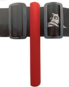 Профессиональный пластиковый держатель длинного шланга регулятора (2 - 2.15 метра) на животе, чтобы аквалангист выглядел опрятно и этим шлангом ни за что не цеплялся. Незаменимый и такой долгожданный аксессуар в техническом и продвинутом рекреационном дайвинге.