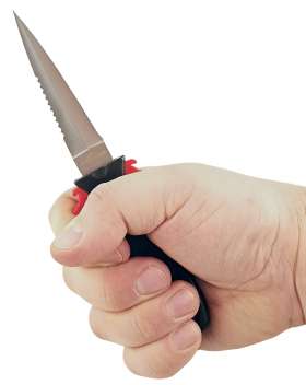 Универсальный компактный нож для дайвинга и подводной охоты «СКОРПЕНА-A+» от одноименного российского производителя.