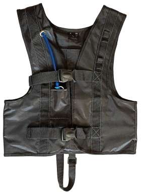 Профессиональный грузовой жилет подводного охотника «КАЛУГА» с поддувом от российского бренда SARBAGS.