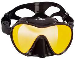 Любимица подводных охотников маска «СКОРПЕНА N» с просветленной оптикой для лучшей картинки под водой.